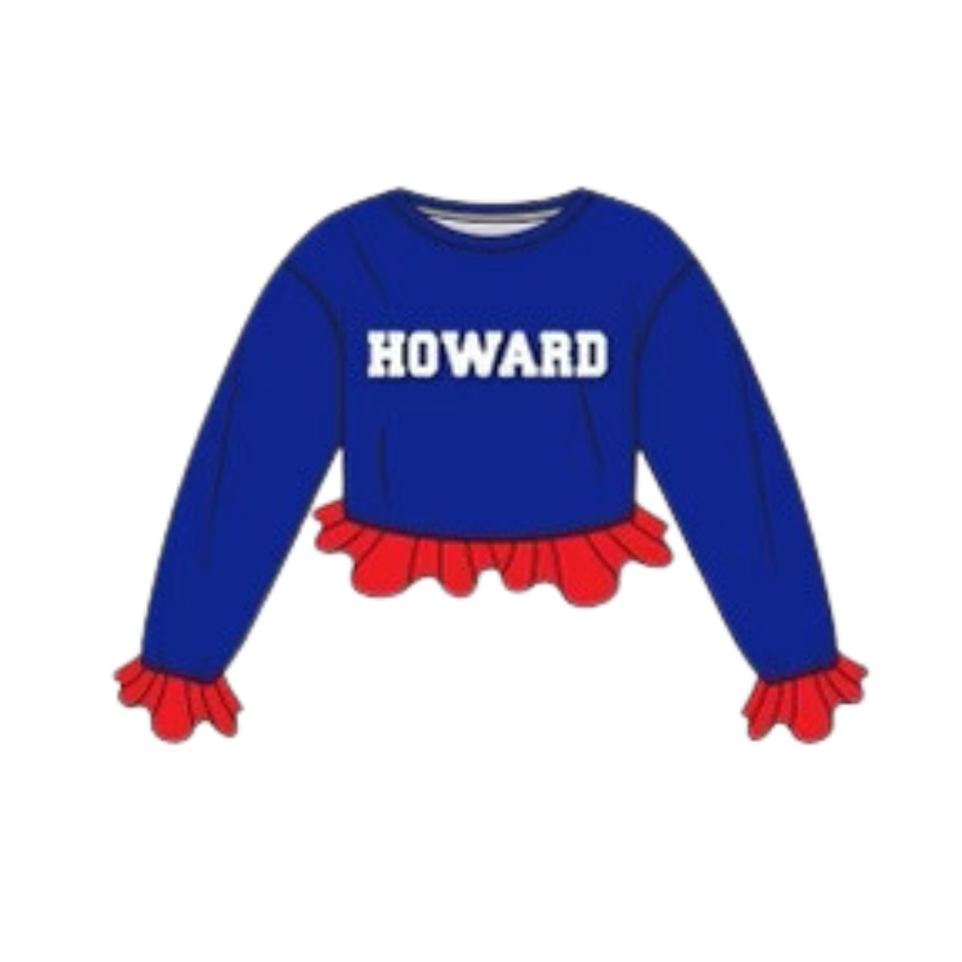Howard University Crochet Crop