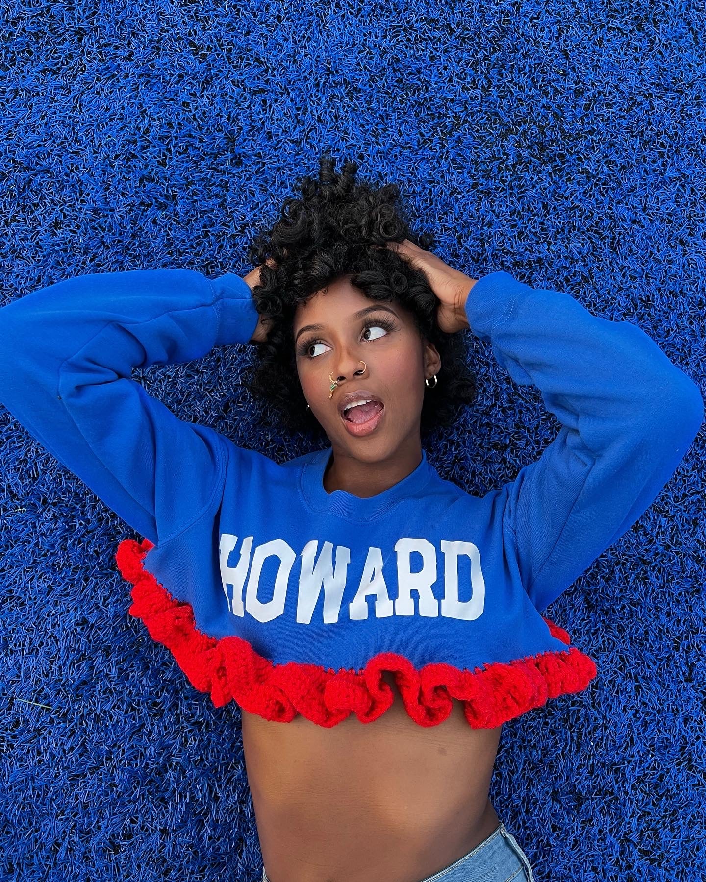 Howard University Crochet Crop