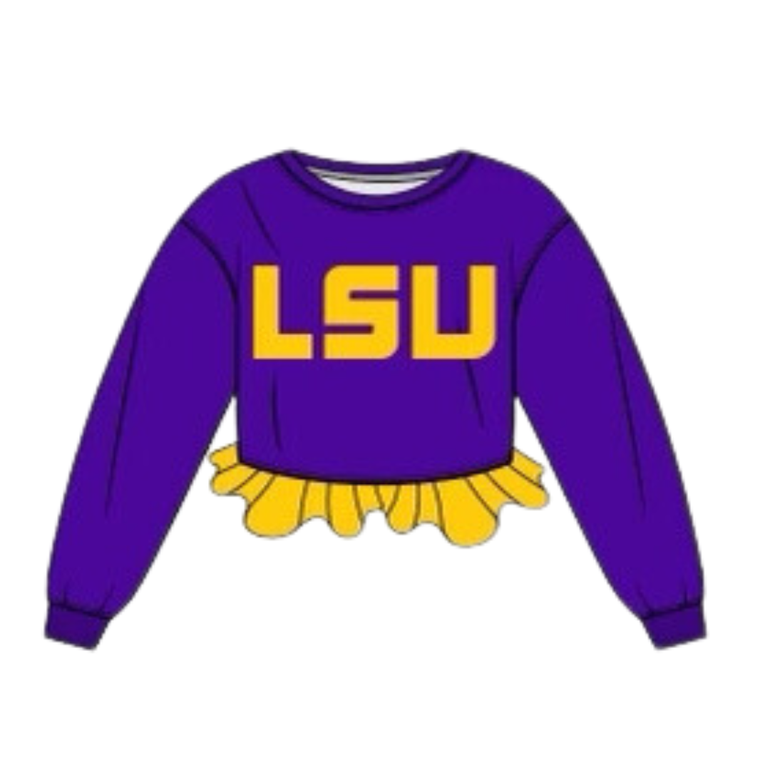 LSU Crochet Crop