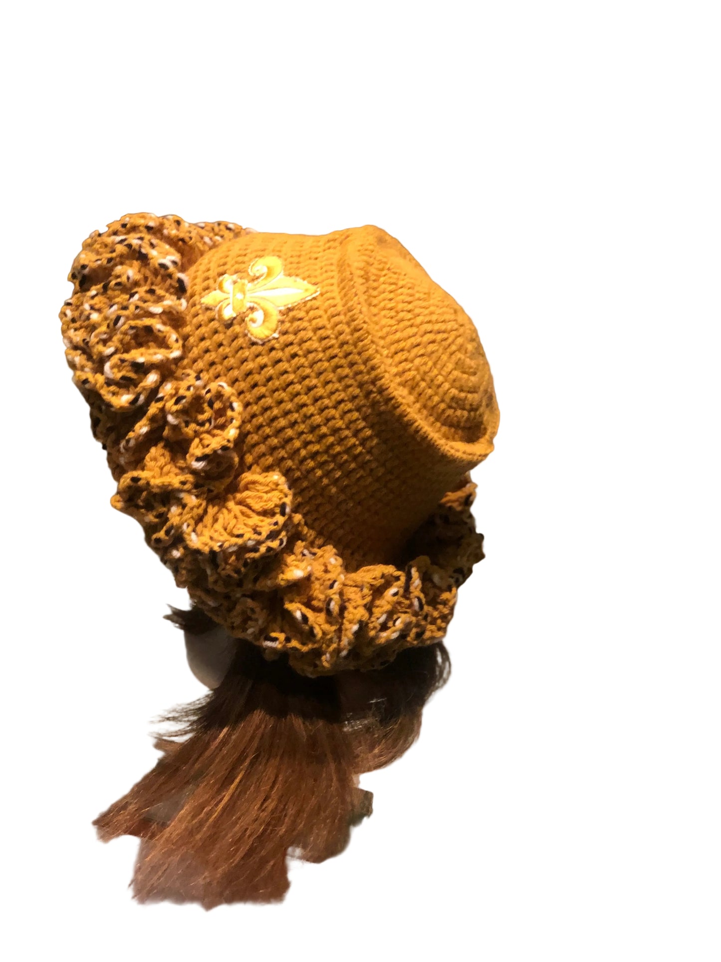 Gold Fleur-de-lis Bucket Hat