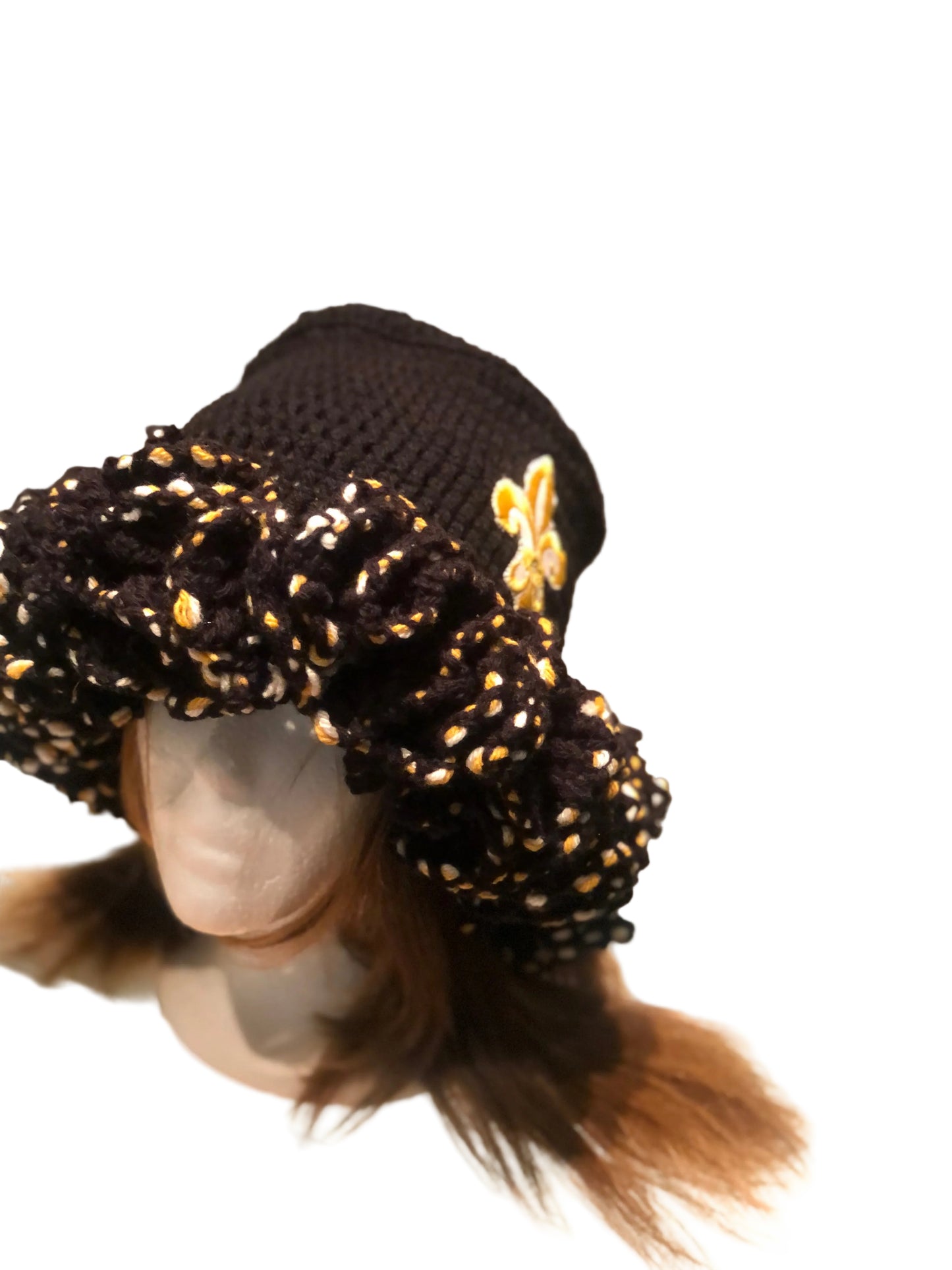Black Fleur-de-lis Bucket Hat