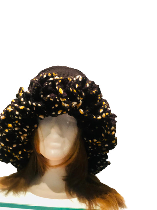 Black Fleur-de-lis Bucket Hat