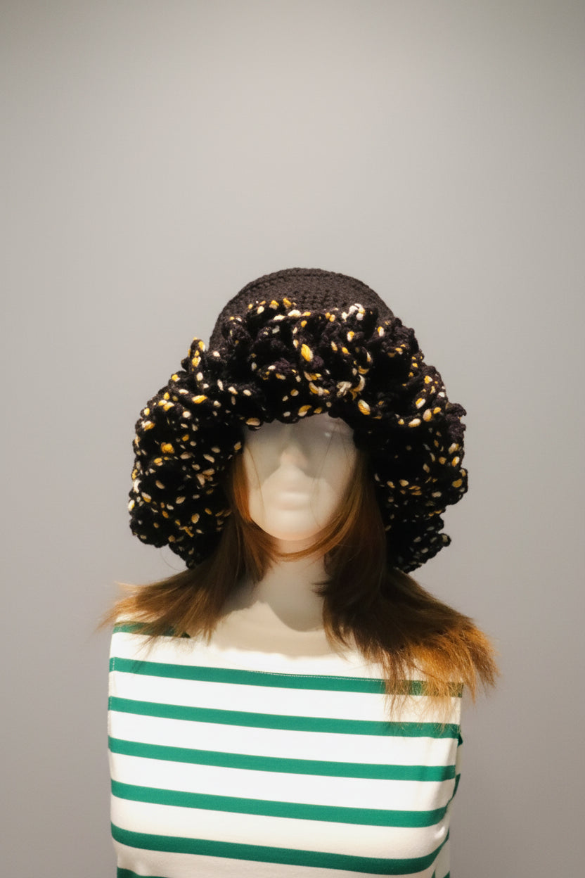 Gold Fleur-de-lis Bucket Hat