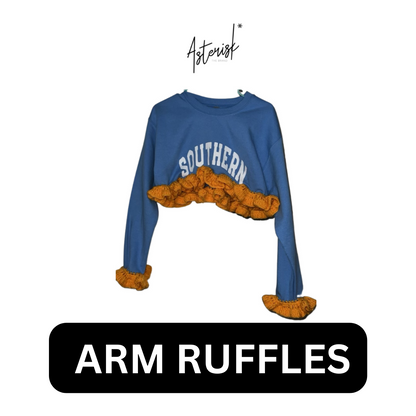 Custom Crochet Cropped Sweatshirt (Please read description)