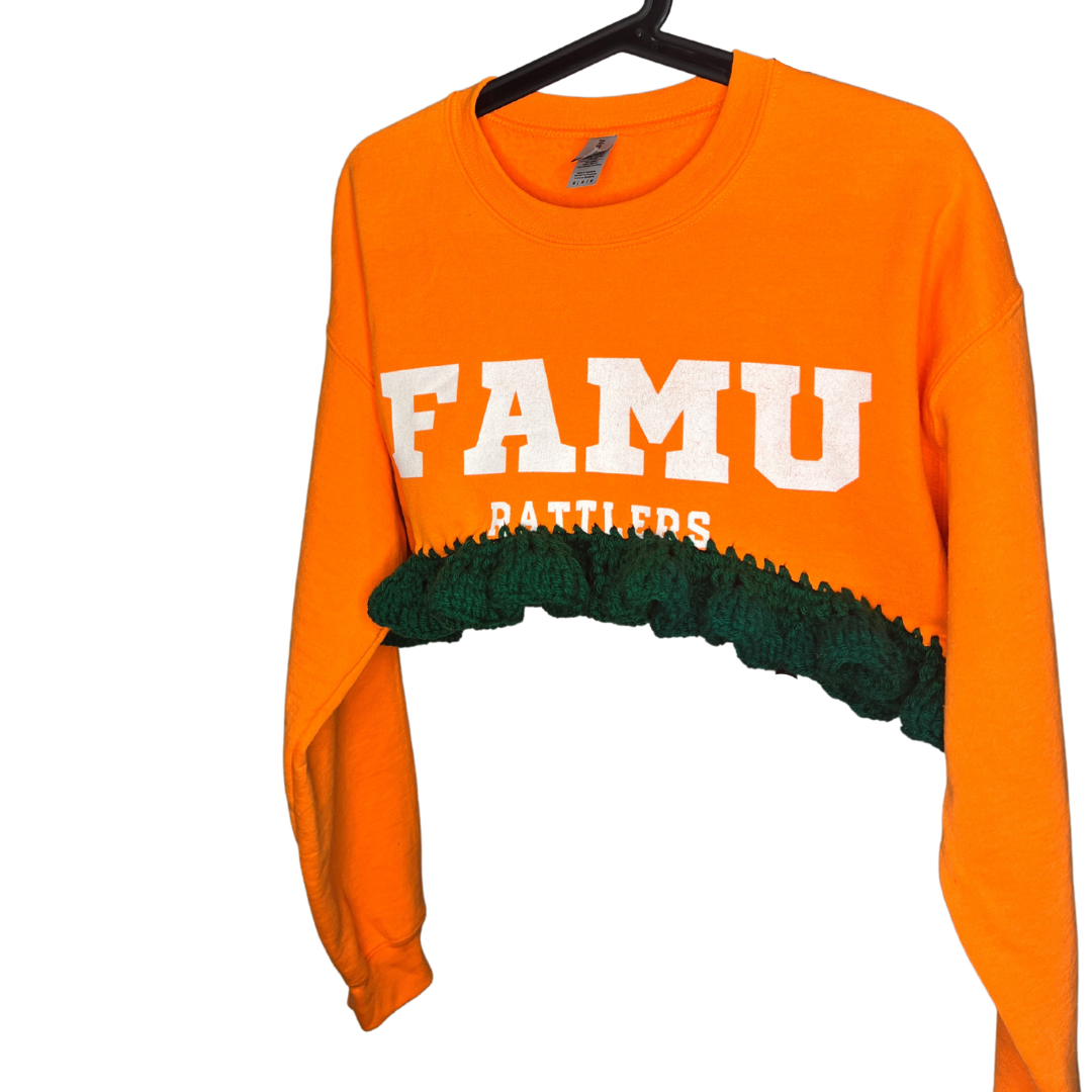 FAMU Crochet Crop (Orange)