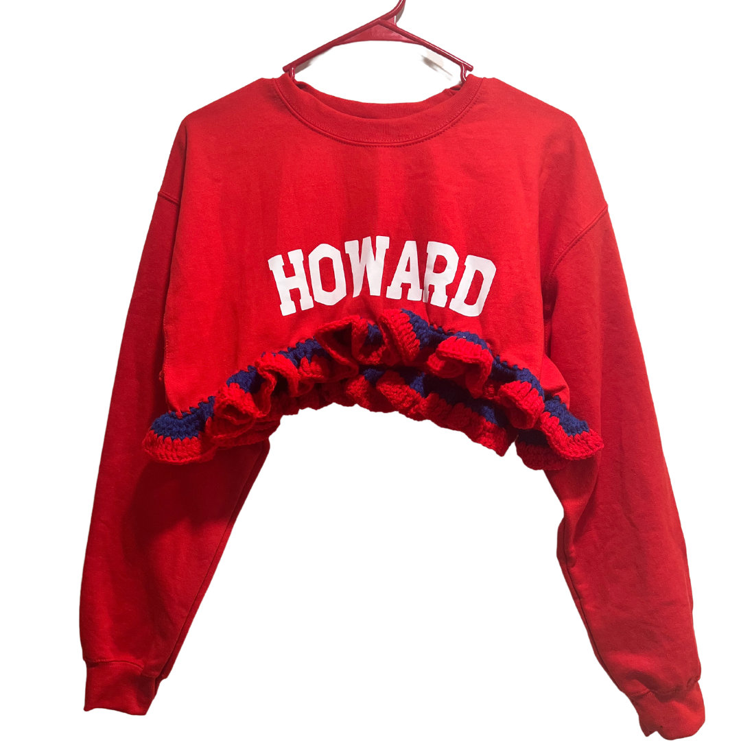 HOWARD Crochet Crop (Red)
